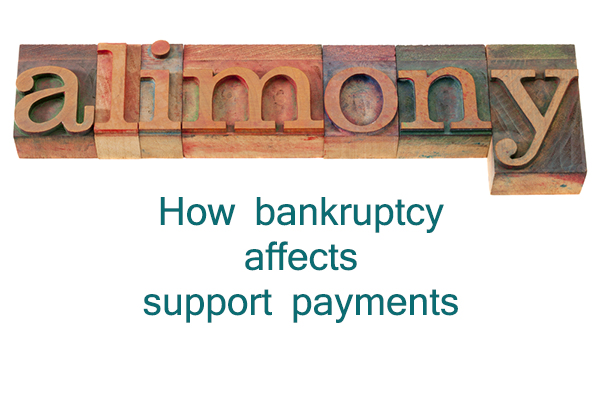 bankruptcy and support payments | child support | alimony