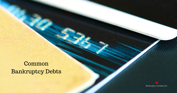 debts included in bankruptcy
